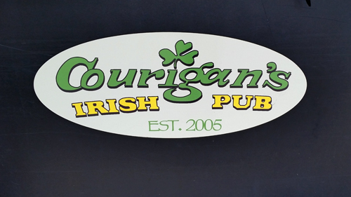 Courigan's Irish Pub sign